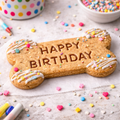 Single large Dog Birthday Cookie