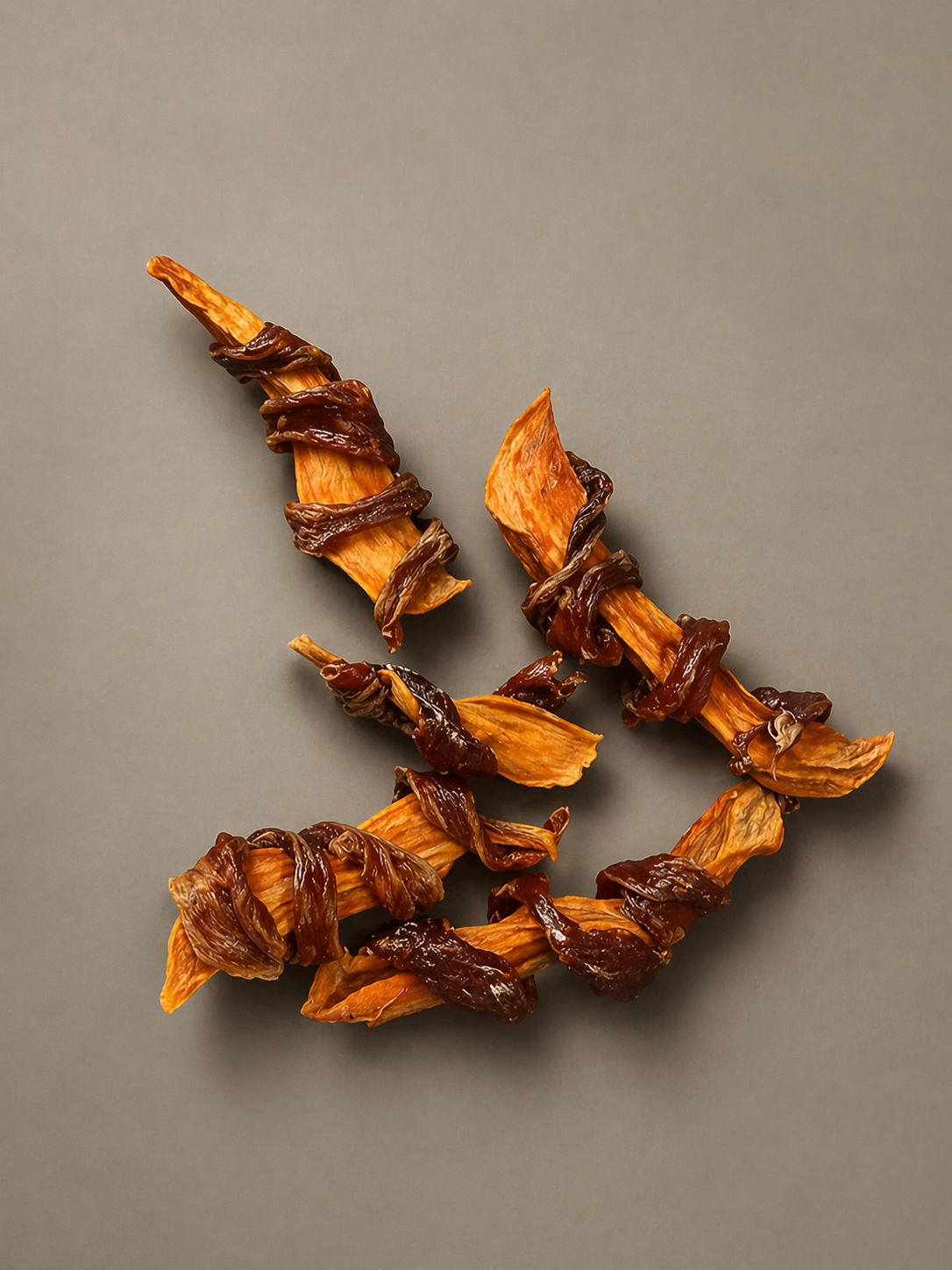 Chicken Wrapped Sweet Potato Twists
